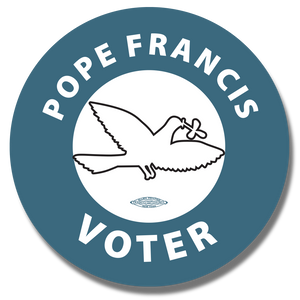 Pope Francis Voter Round Sticker